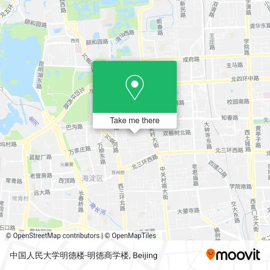 中国人民大学明德楼-明德商学楼 map