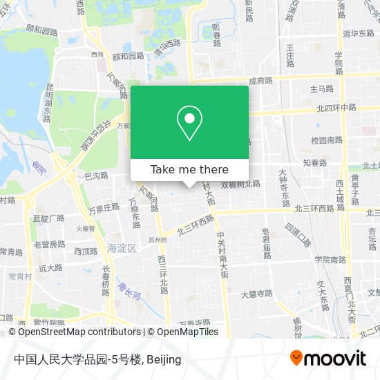 中国人民大学品园-5号楼 map