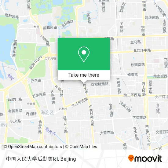 中国人民大学后勤集团 map