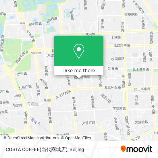 COSTA COFFEE(当代商城店) map