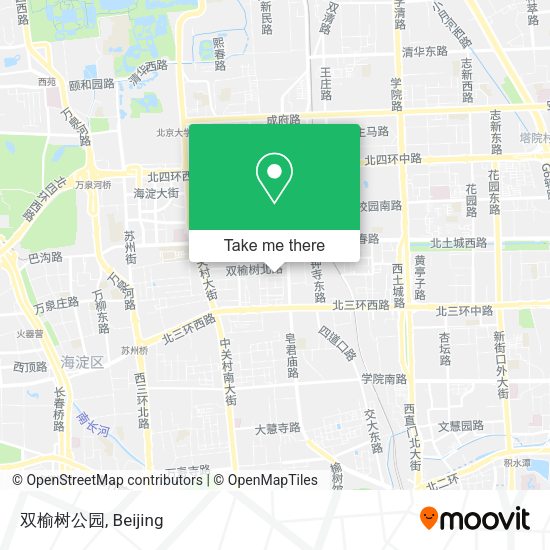 双榆树公园 map