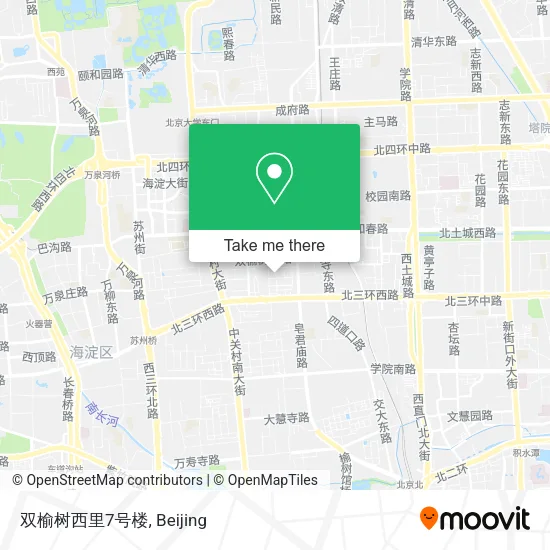 双榆树西里7号楼 map
