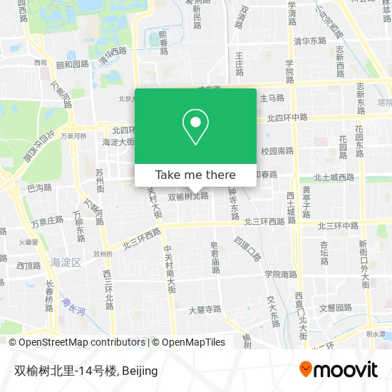 双榆树北里-14号楼 map