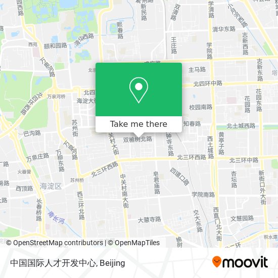 中国国际人才开发中心 map