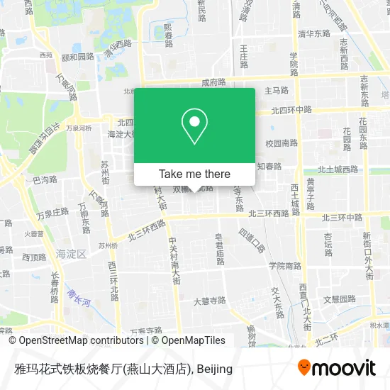 雅玛花式铁板烧餐厅(燕山大酒店) map