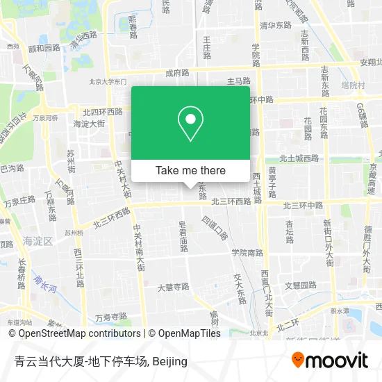 青云当代大厦-地下停车场 map