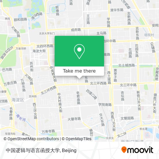 中国逻辑与语言函授大学 map