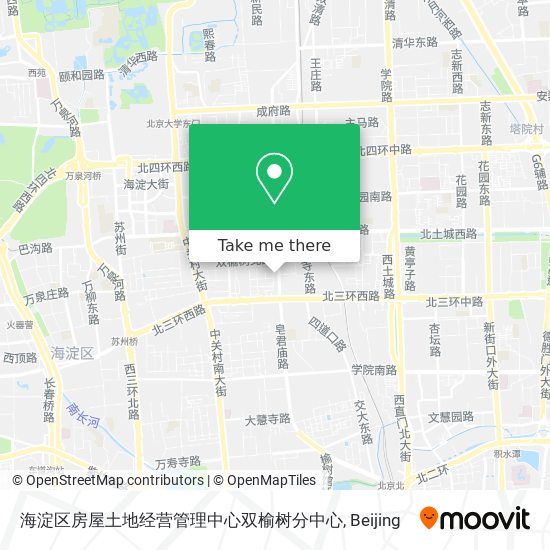 海淀区房屋土地经营管理中心双榆树分中心 map