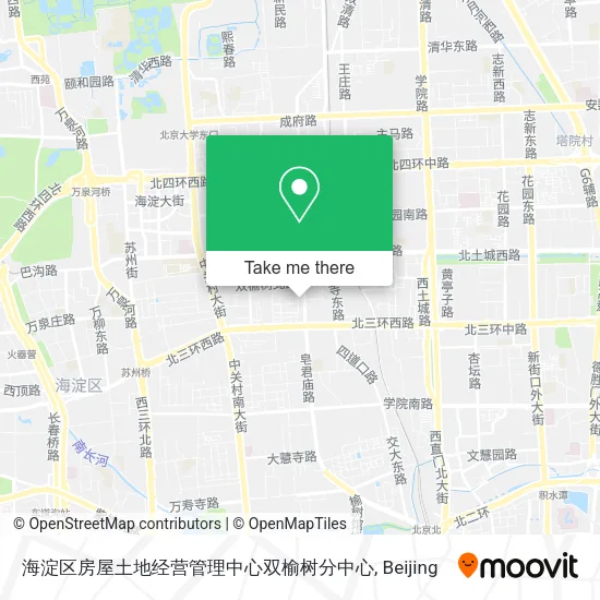 海淀区房屋土地经营管理中心双榆树分中心 map