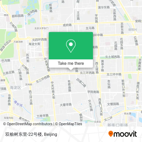 双榆树东里-22号楼 map