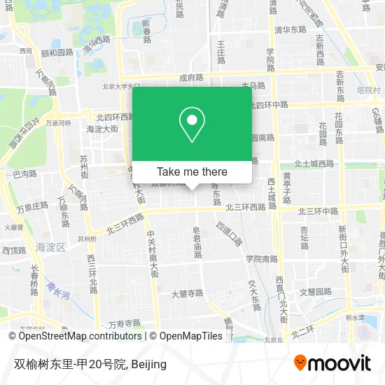 双榆树东里-甲20号院 map