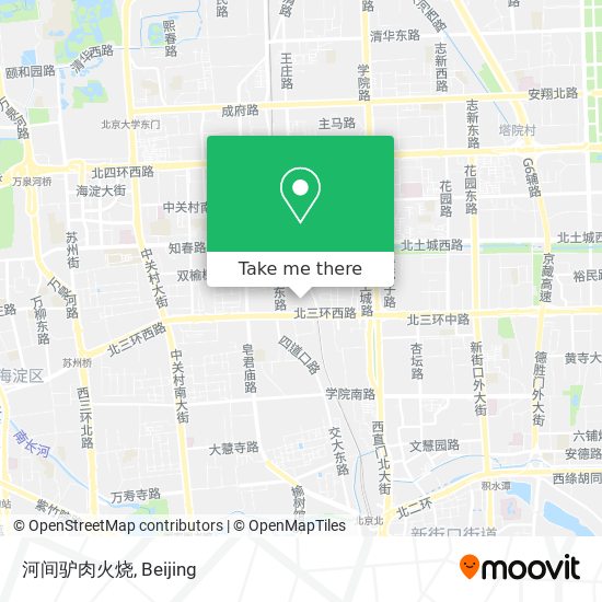 河间驴肉火烧 map