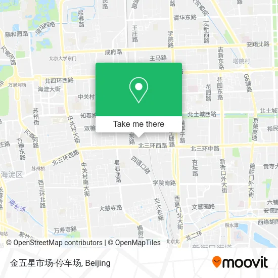 金五星市场-停车场 map