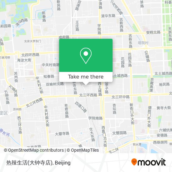 热辣生活(大钟寺店) map