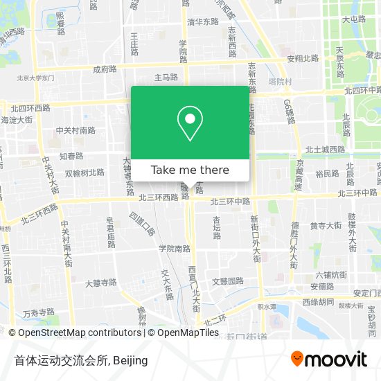首体运动交流会所 map