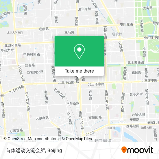 首体运动交流会所 map