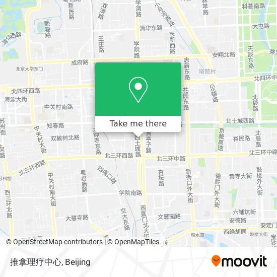 推拿理疗中心 map