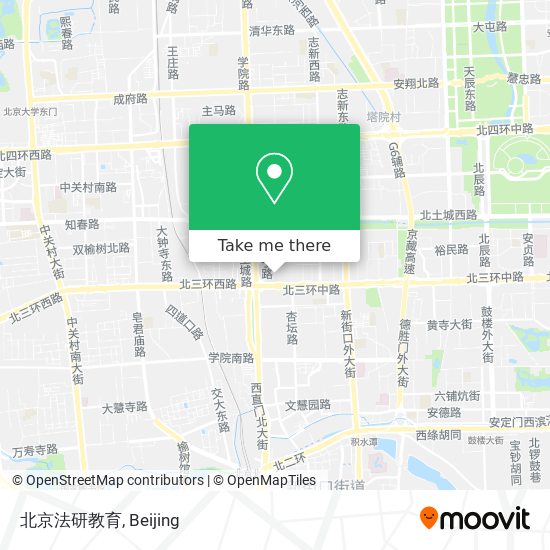 北京法研教育 map