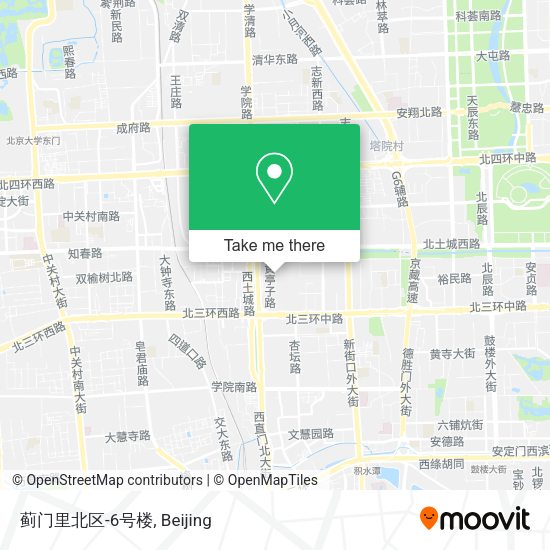 蓟门里北区-6号楼 map