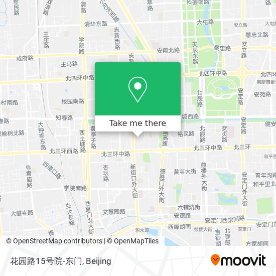 花园路15号院-东门 map