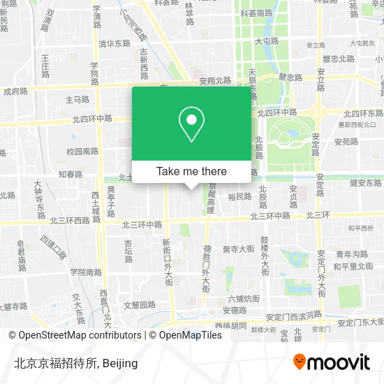 北京京福招待所 map