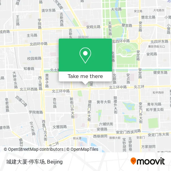城建大厦-停车场 map