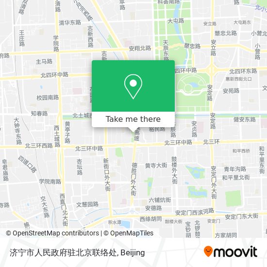 济宁市人民政府驻北京联络处 map
