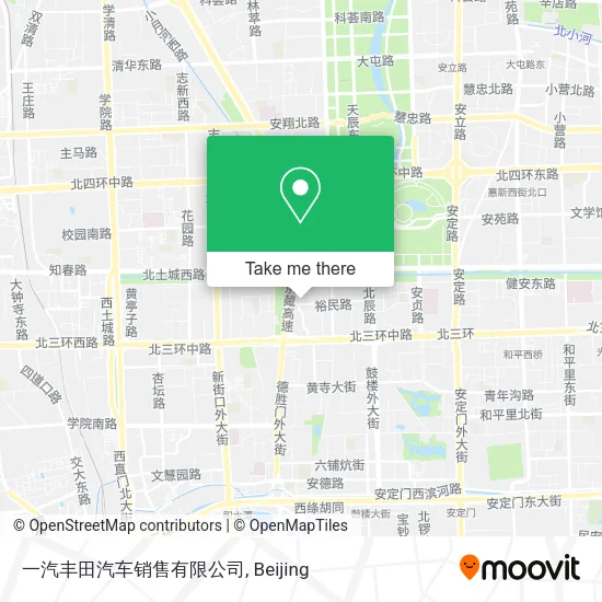 一汽丰田汽车销售有限公司 map