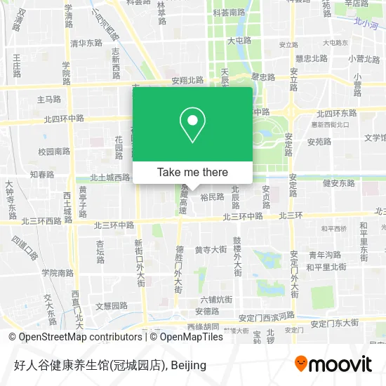 好人谷健康养生馆(冠城园店) map