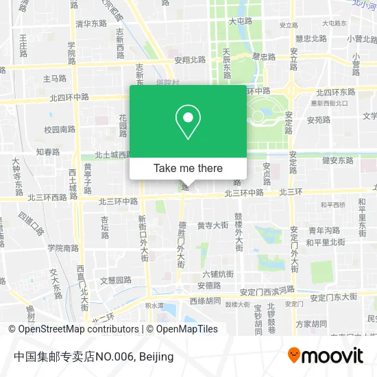 中国集邮专卖店NO.006 map