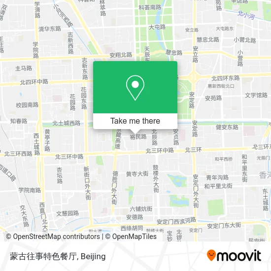 蒙古往事特色餐厅 map