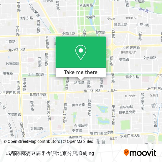 成都陈麻婆豆腐 科华店北京分店 map