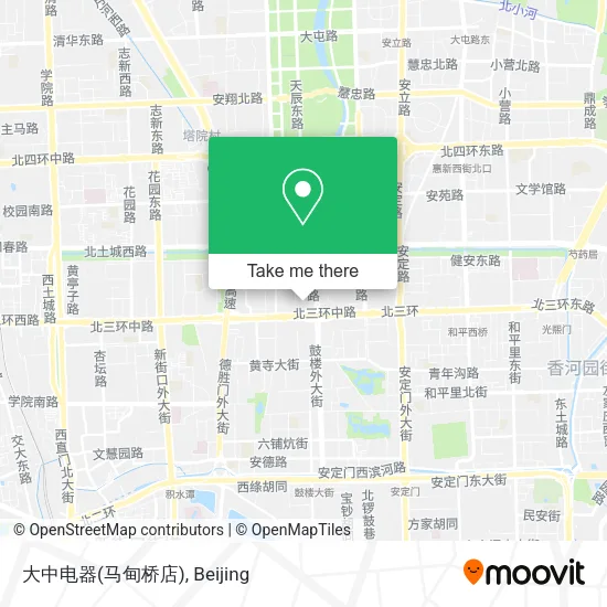 大中电器(马甸桥店) map