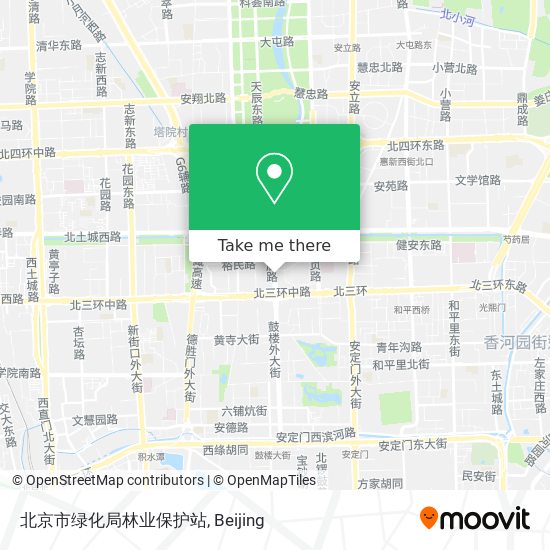 北京市绿化局林业保护站 map