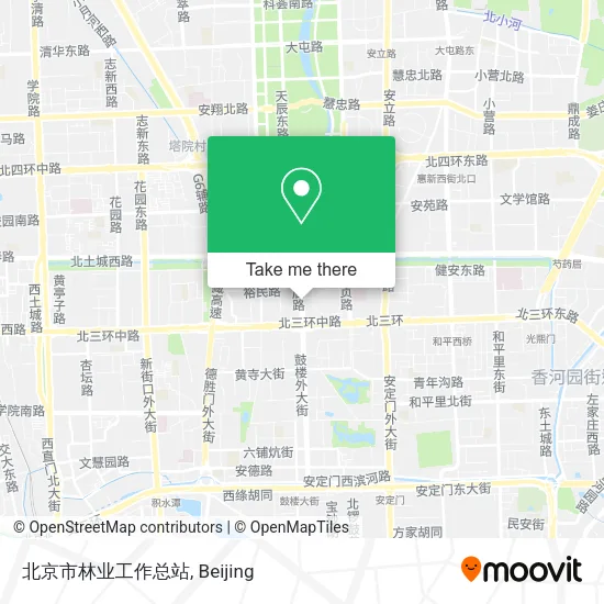 北京市林业工作总站 map