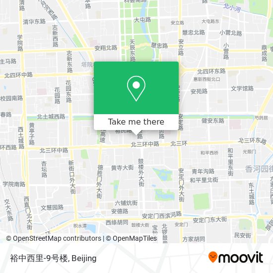 裕中西里-9号楼 map