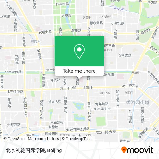 北京礼德国际学院 map