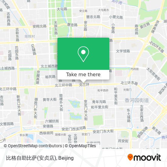 比格自助比萨(安贞店) map