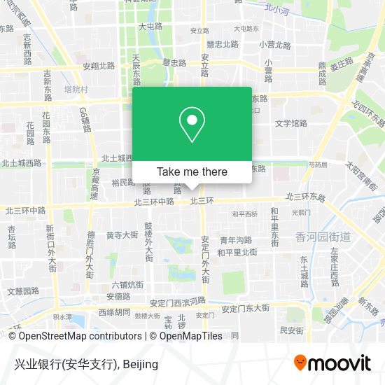 兴业银行(安华支行) map