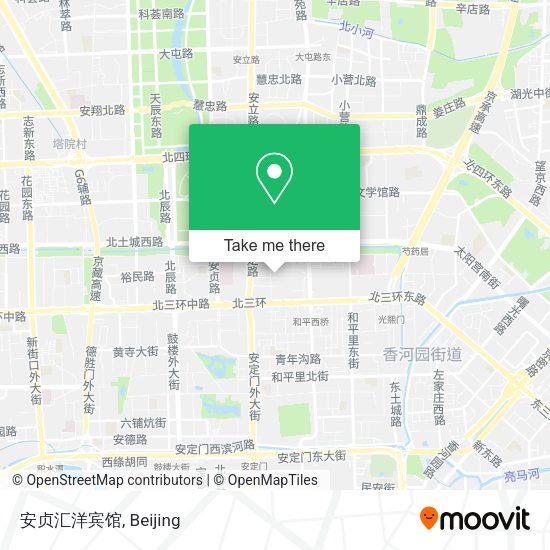 安贞汇洋宾馆 map