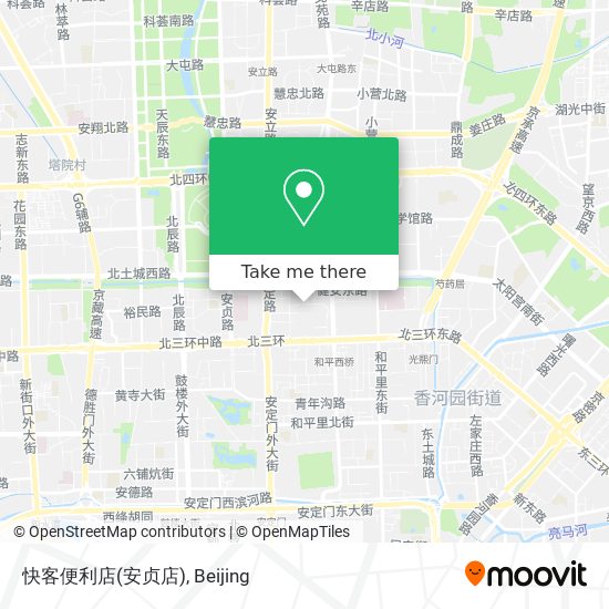 快客便利店(安贞店) map