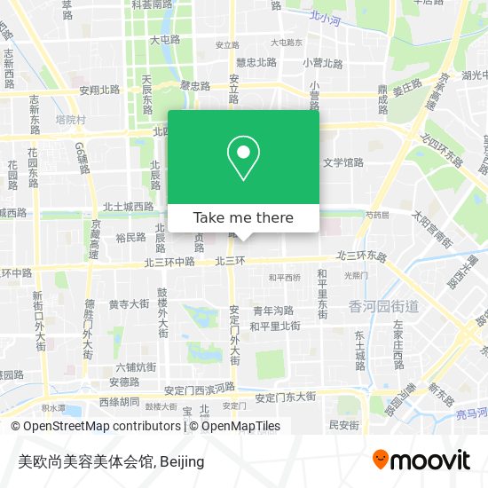 美欧尚美容美体会馆 map