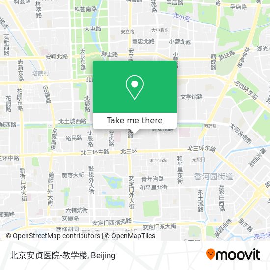 北京安贞医院-教学楼 map