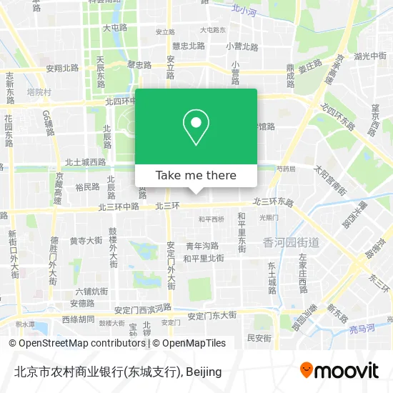 北京市农村商业银行(东城支行) map