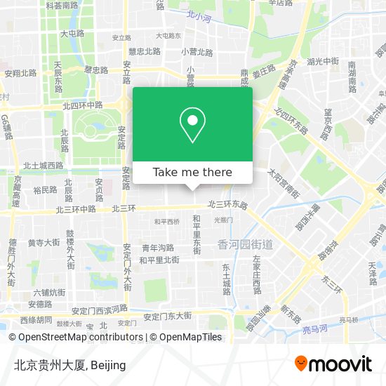 北京贵州大厦 map