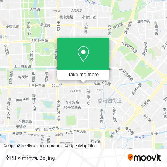 朝阳区审计局 map