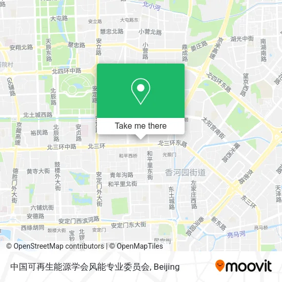 中国可再生能源学会风能专业委员会 map
