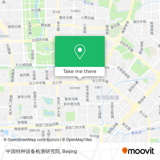 中国特种设备检测研究院 map