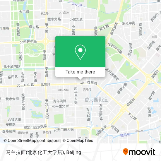 马兰拉面(北京化工大学店) map