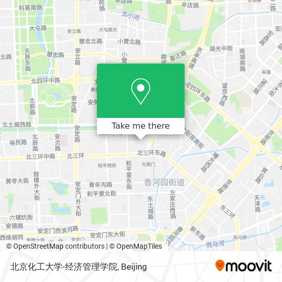 北京化工大学-经济管理学院 map